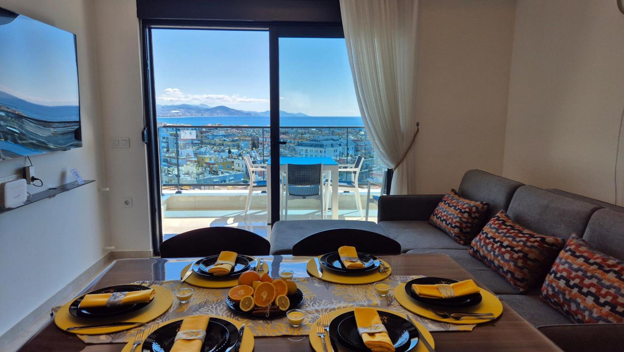 Luxury With Panoramic Sea View Emerald Alanya