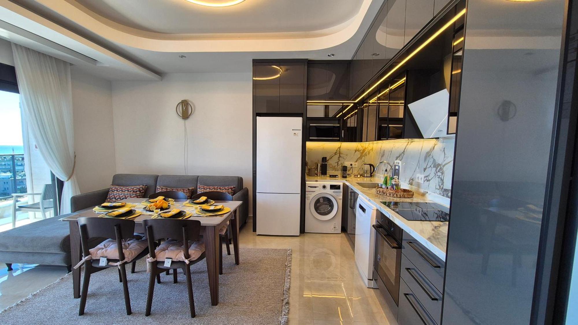 Luxury With Panoramic Sea View Emerald Daire Alanya